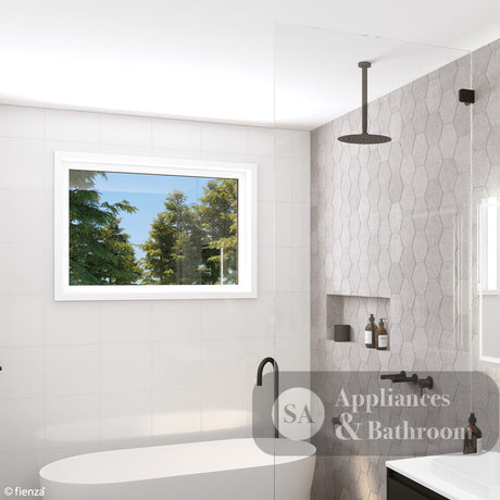 Fienza Kaya Shower Dropper Set - Chrome - Ceiling Shower