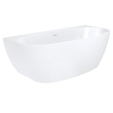 Fienza Keeto Back-to-wall Acrylic Bath 1700mm - Gloss White - Back To Wall Bath