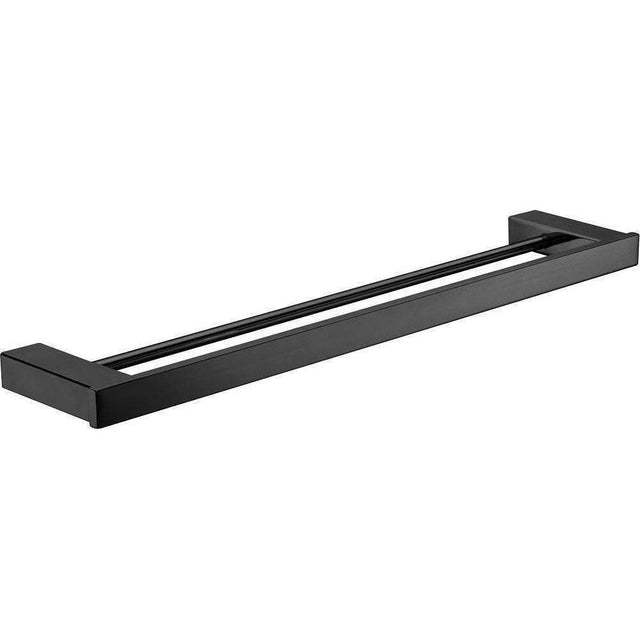 Fienza Koko 810mm Double Towel Rail Black 85008810 - TOWEL RAIL & RACKS