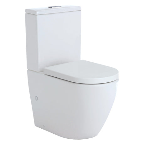 Fienza Koko Back-to-Wall Suite - Gloss White - Back to Wall Suites