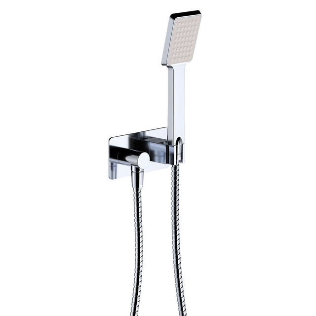 Fienza Koko Hand Shower - Chrome - Koko Hand Shower Soft Square Plate Chrome - Hand Shower