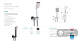 Fienza Koko Hand Shower - Matte Black - Hand Shower