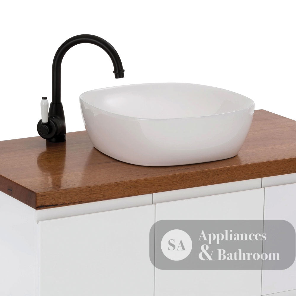 Fienza Koko RB184 370mm Above Counter Basin Gloss White - Basins