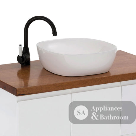 Fienza Koko RB184 370mm Above Counter Basin Gloss White - Basins