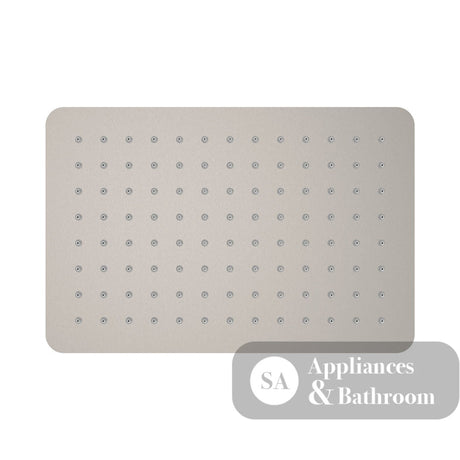 Fienza Koko Rectangular Shower Head - Brushed Nickel - Shower Head Only