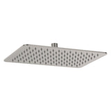 Fienza Koko Rectangular Shower Head - Brushed Nickel - Shower Head Only
