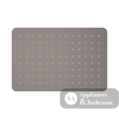 Fienza Koko Rectangular Shower Head - Gunmetal Grey - Shower Head Only