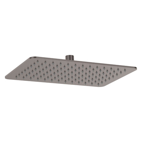 Fienza Koko Rectangular Shower Head - Gunmetal Grey - Shower Head Only