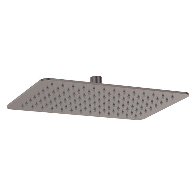 Fienza Koko Rectangular Shower Head - Gunmetal Grey - Shower Head Only