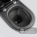 Fienza Koko Slim Seat Back-to-Wall Suite - Matte Black - Back to Wall Suites