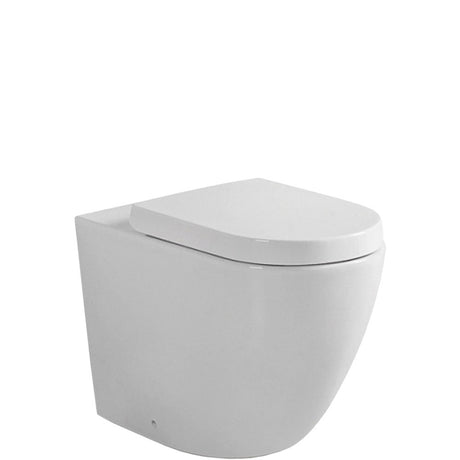Fienza Koko Wall-Faced Suite - Gloss White - Wall Faced Suite