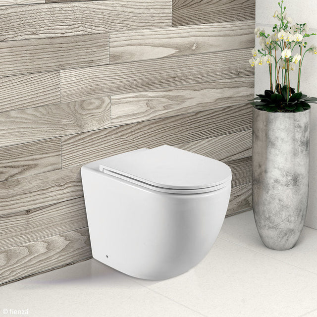 Fienza Koko Wall-Faced Suite - Matte White - Wall Faced Suite