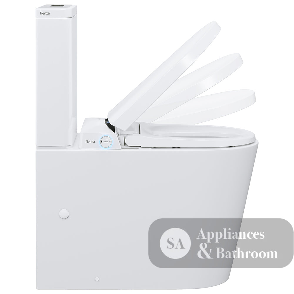 Fienza KS100A Sona Smart Toilet & Bidet S-Trap 90-160 White - Toilet Suites