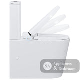 Fienza KS100A Sona Smart Toilet & Bidet S-Trap 90-160 White - Toilet Suites