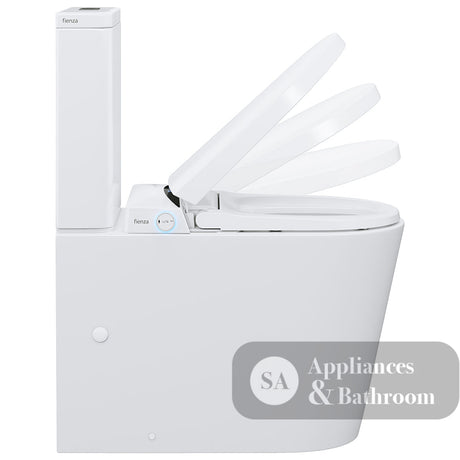 Fienza KS100A Sona Smart Toilet & Bidet S-Trap 90-160 White - Toilet Suites