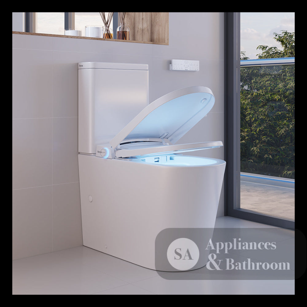 Fienza KS100B Sona Smart Toilet & Bidet S-Trap 160-230 White - Toilet Suites