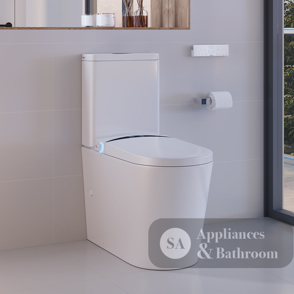 Fienza KS100B Sona Smart Toilet & Bidet S-Trap 160-230 White - Toilet Suites