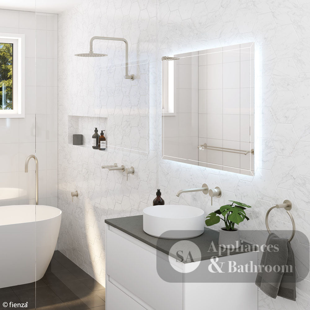 Fienza LED01-120 Hampton LED Mirror 1200 x 700 mm - Mirrors
