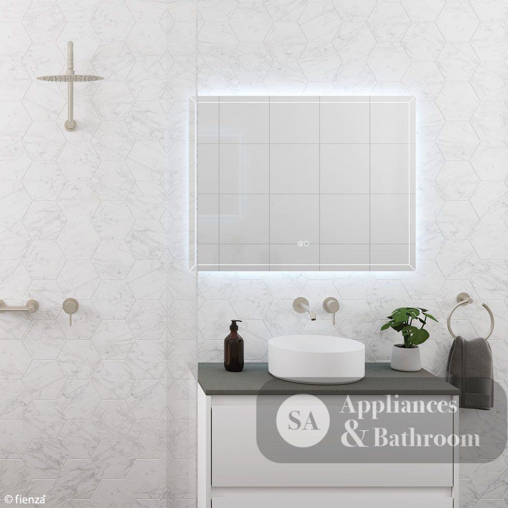 Fienza LED01-90 Hampton LED Mirror 900 x 700 mm - Mirrors