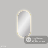 Fienza LED4590FPUB Empire LED Urban Brass Framed Mirror 450 x 900mm - Mirrors