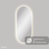 Fienza LED60120FPUB Empire LED Urban Brass Framed Mirror 600 x 1200mm - Mirrors