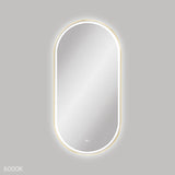 Fienza LED60120FPUB Empire LED Urban Brass Framed Mirror 600 x 1200mm - Mirrors