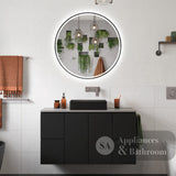 Fienza LED700FRUB Reba LED Urban Brass Framed Mirror 700mm - Mirrors