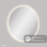 Fienza LED900FRUB Reba LED Urban Brass Framed Mirror 900mm - Mirrors