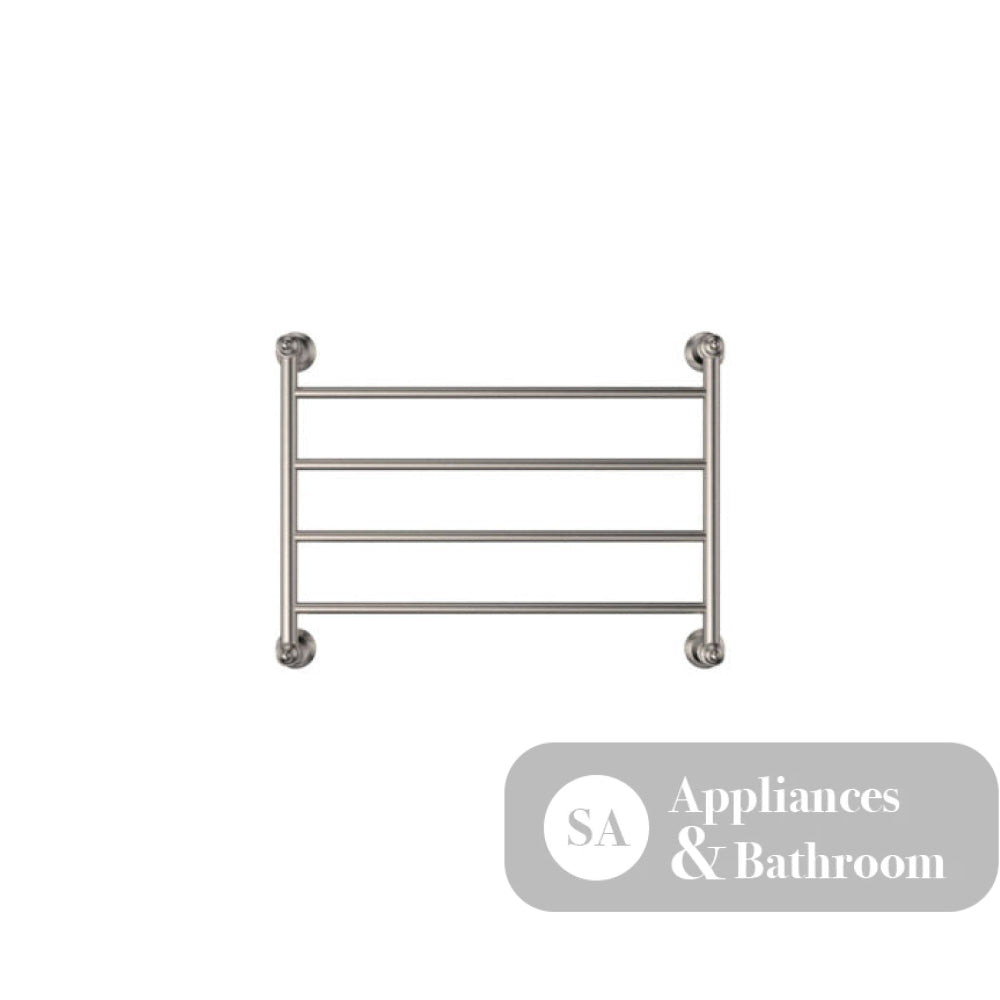 Fienza Lillian Heated Towel Rail - Brushed Nickel - Heated Towel Ladder