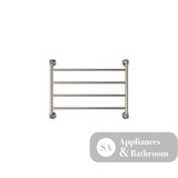 Fienza Lillian Heated Towel Rail - Brushed Nickel - Heated Towel Ladder
