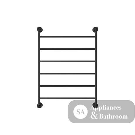 Fienza Lillian Heated Towel Rail - Matte Black - Heated Towel Ladder