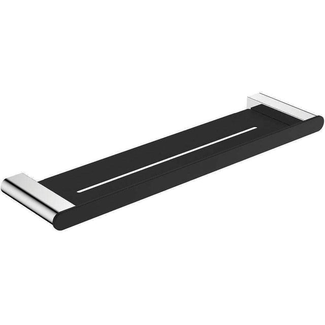 Fienza Lincoln Shelf Black & Chrome 86007 - SHELVES