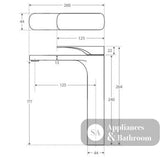 Fienza Luciana Tall Basin Mixer Chrome 226107 - Basin Mixer