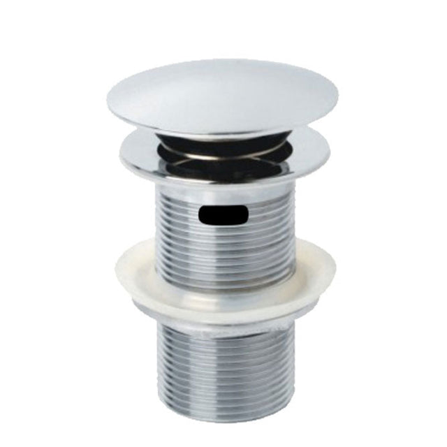 Fienza Metal Cap Pop-Up Waste with Overflow 32mm - Chrome - Basin Pop up Waste