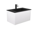 Fienza MON75RW 750 Montana Alina Satin White Wall-Hung Vanity - Vanity Units