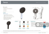 Fienza MSH140CO Kuro Hand Shower Head Brushed Copper