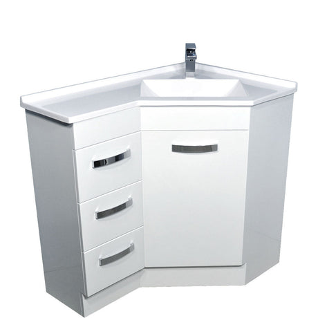 Fienza Pc9060 Corner 600X900 Vanity Unit White - Special Order Units