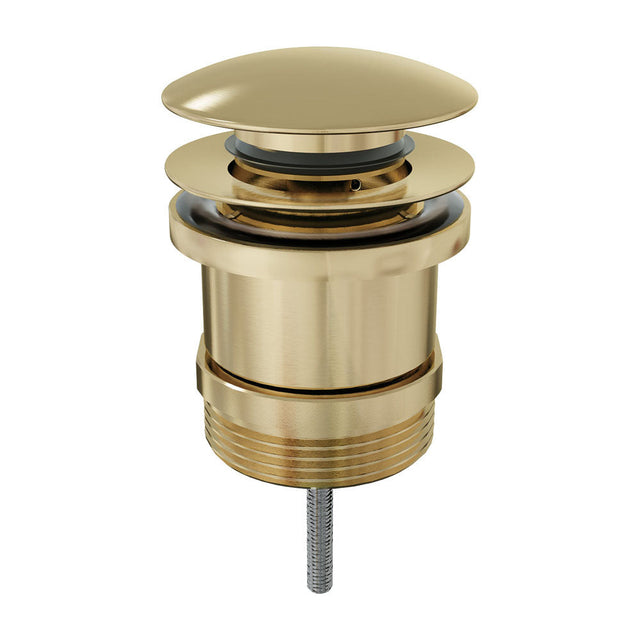 Fienza Pop-up Basin / Pullout Waste - Brushed Brass - Basin Pop up Waste