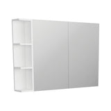 Fienza PS105 Pencil Edge 900 Mirror Cabinet 1 Side Shelf - Mirrors & Cabinets