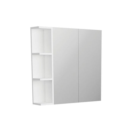 Fienza PS75 Pencil Edge 600 Mirror Cabinet 1 Side Shelf - Mirrors & Cabinets