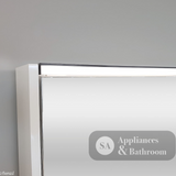 Fienza PSC1200W-LED 1200mm Mirror LED Cabinet Gloss White - Mirrors & Cabinets
