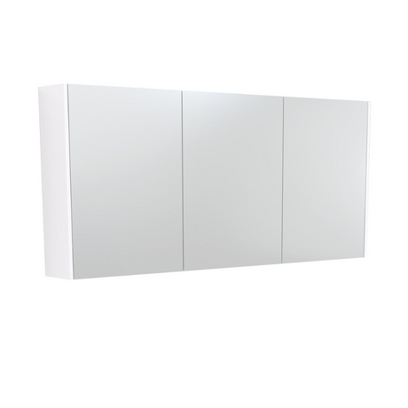 Fienza PSC1500W Mirror Cabinet 1500mm with Side Panels White - Mirrors & Cabinets