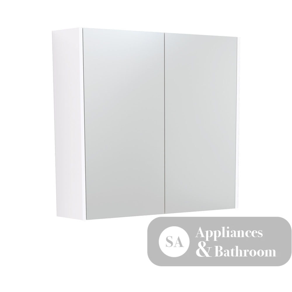 Fienza PSC750S 750 Mirror Cabinet with Scandi Oak Panels - Mirrors & Cabinets