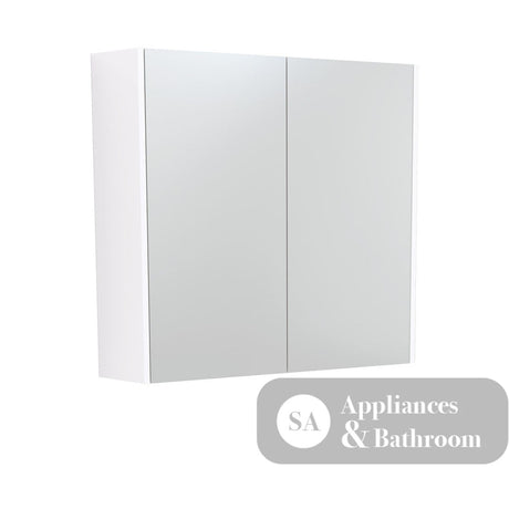 Fienza PSC750S 750 Mirror Cabinet with Scandi Oak Panels - Mirrors & Cabinets