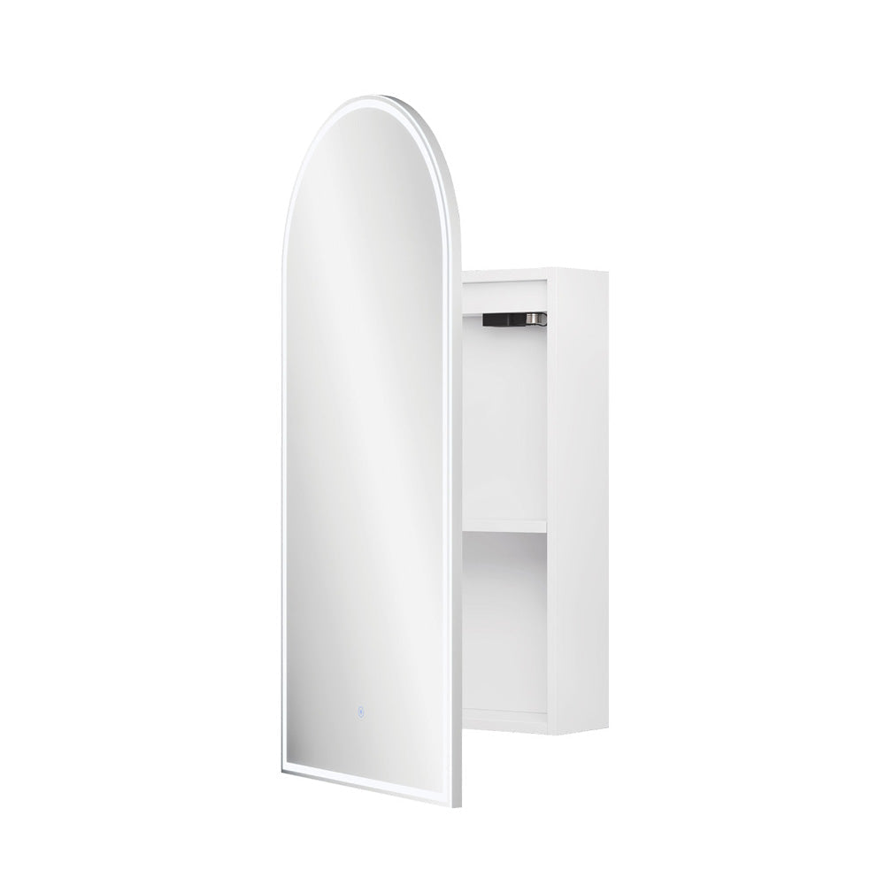 Fienza PSH450ARCH-LED Arch 450 x 900mm Mirror Cabinet - Mirrors & Cabinets