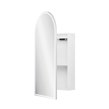 Fienza PSH450ARCH-LED Arch 450 x 900mm Mirror Cabinet - Mirrors & Cabinets