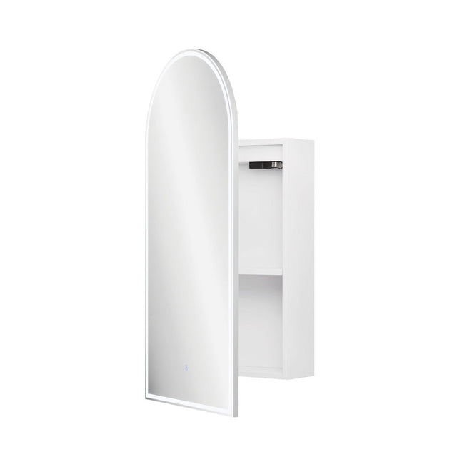 Fienza PSH450ARCH-LED Arch 450 x 900mm Mirror Cabinet - Mirrors & Cabinets