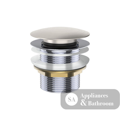 Fienza Pull-Out / Pop-up 40mm Bath Waste - Brushed Nickel - Bath Pop up Waste