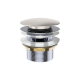 Fienza Pull-Out / Pop-up 40mm Bath Waste - Brushed Nickel - With Overflow - Bath Pop up Waste