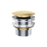 Fienza Pull-Out / Pop-up 40mm Bath Waste - Urban Brass - No Overflow - Bath Pop up Waste